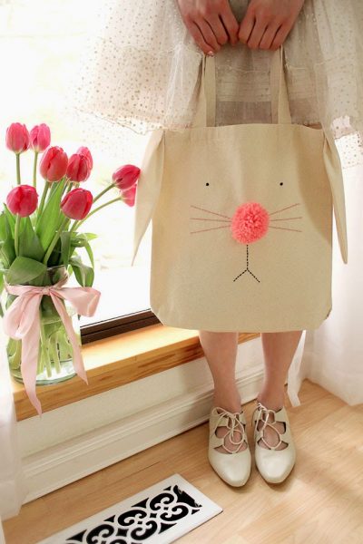 Bunny Tote Bay by Wear the Canvas