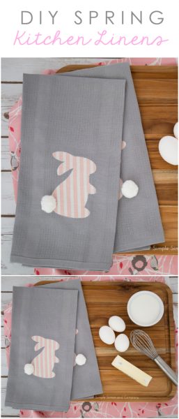 Easter Bunny Napkins by Simple Simon & Co for Lolly Jane