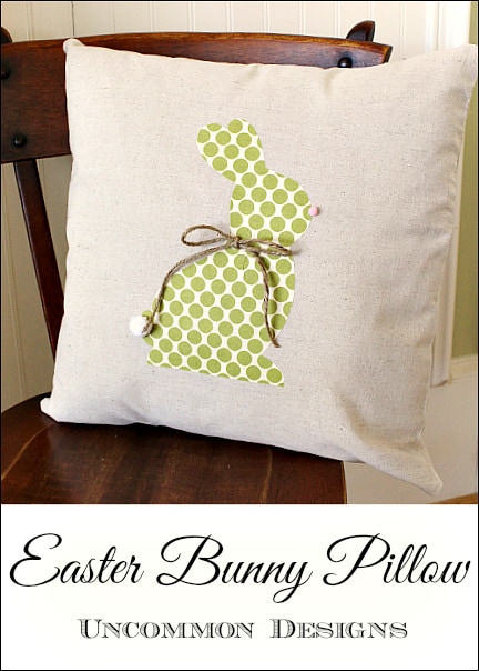 Easter Bunny Pillow Sewing Pattern Uncommon Designs