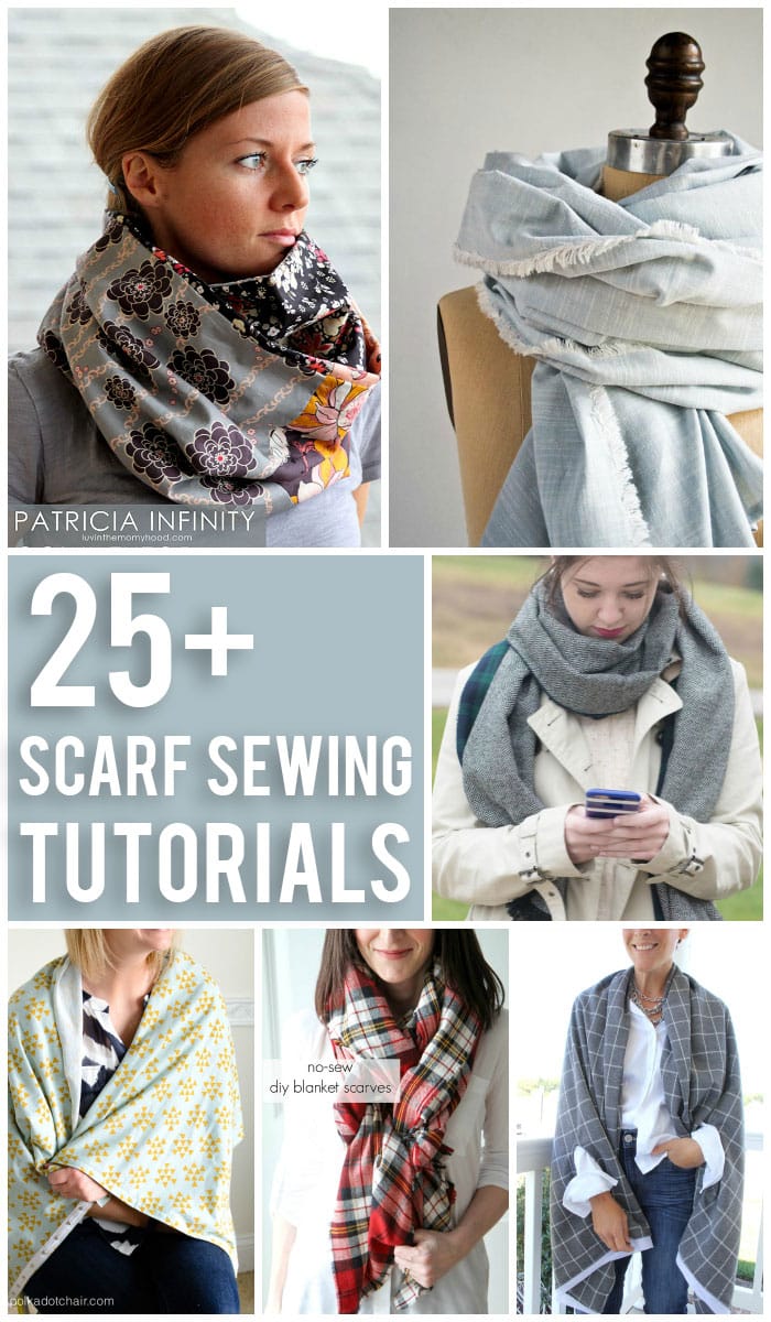 More than 25 Free Scarf Sewing Patterns and Tutorials
