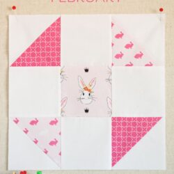 The February Block of the Month on polkadotchair.com - A free pattern for a Shoo Fly Quilt Block