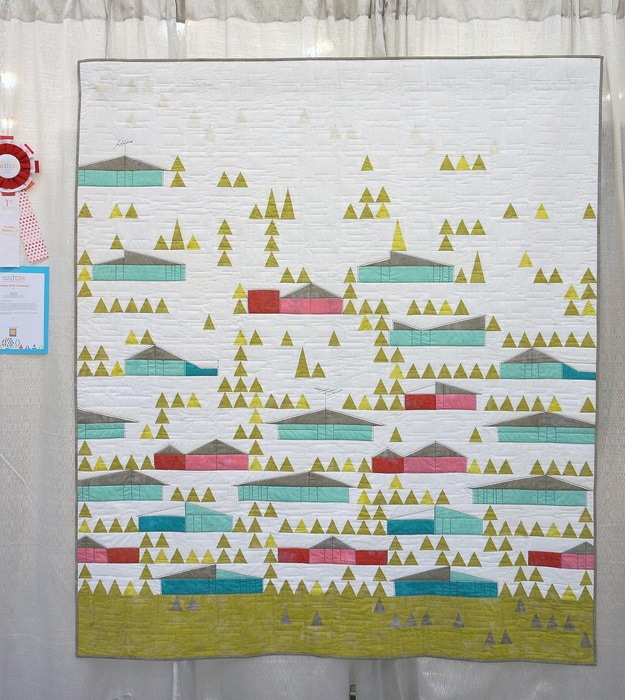 Eichler Houses by Mickey Beebe at QuiltCon 2016