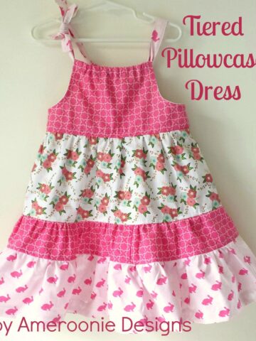 Tiered Pillowcase Dress Sewing Tutorial by Ameroonie Designs
