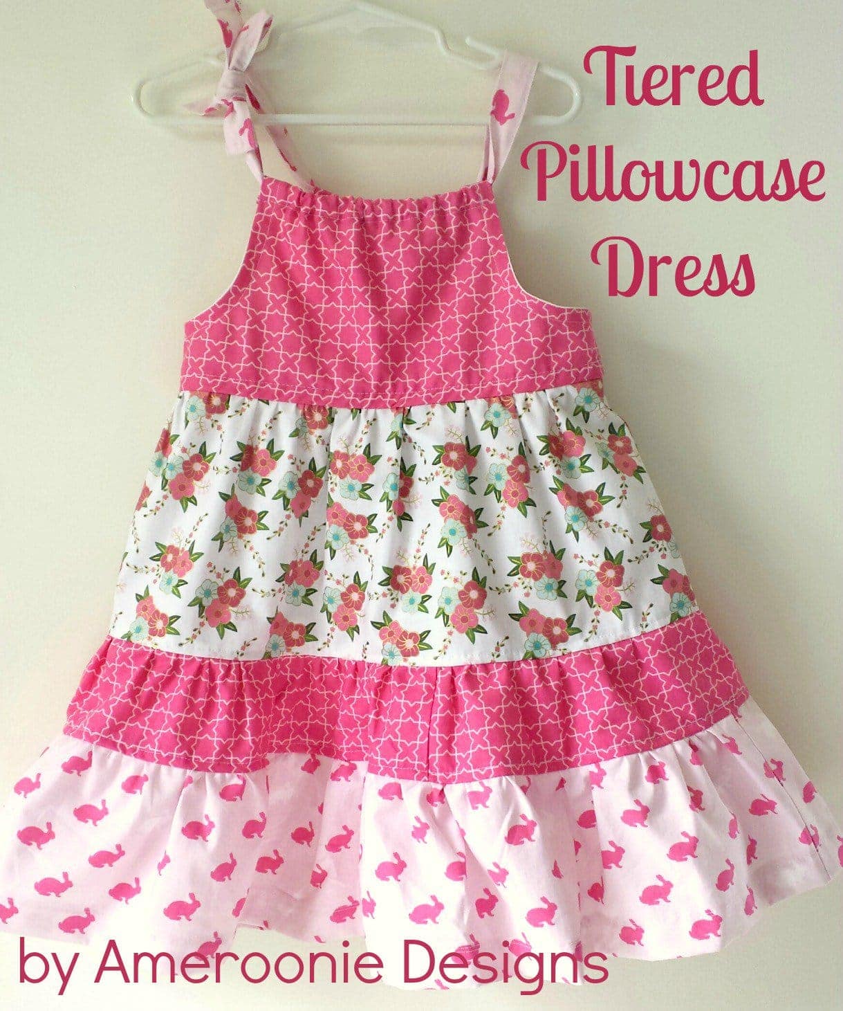 Tiered Pillowcase Dress Sewing Tutorial by Ameroonie Designs 