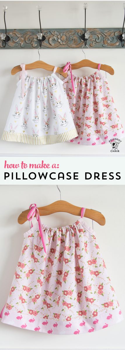 Learn how to sew a pillow case dress with this Pillowcase Dress Tutorial. Includes full instructions and a chart to help you resize the dress for various ages. The quickest dress you'll ever sew!