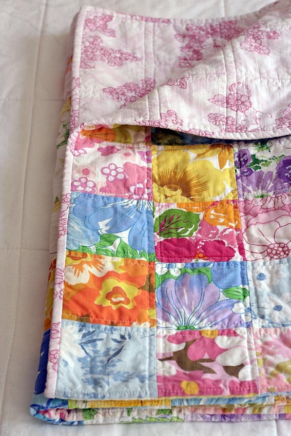 Vintage Sheet Quilt