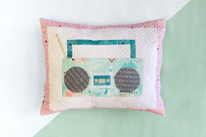 Joyful Beats Pillow Sewing Tutorial on We All Sew