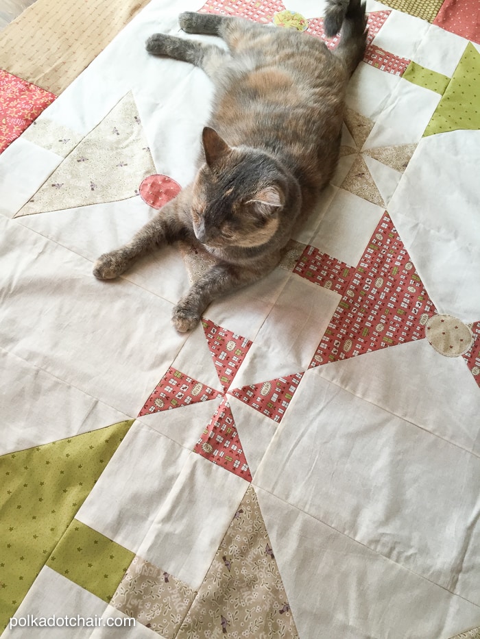 Dad's Bow Tie Quilt pattern; available in both twin or baby quilt size. Great quilt project for a beginning or intermediate quilter