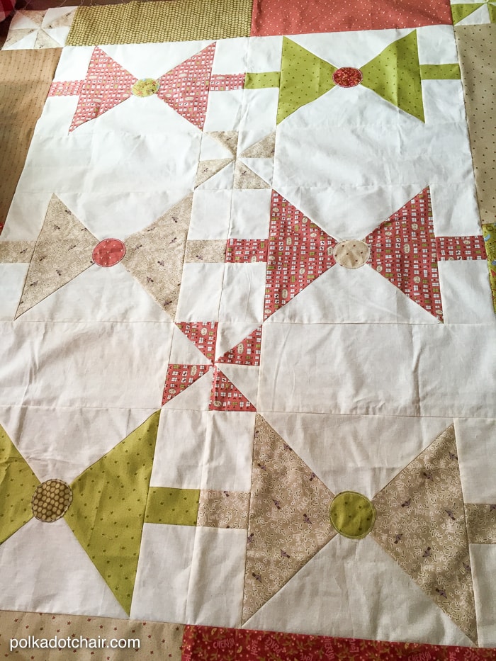 Dad's Bow Tie Quilt pattern; available in both twin or baby quilt size. Great quilt project for a beginning or intermediate quilter