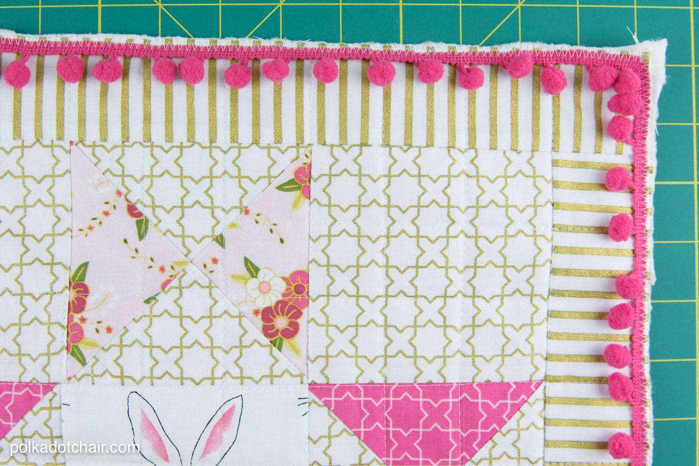 how to sew pom