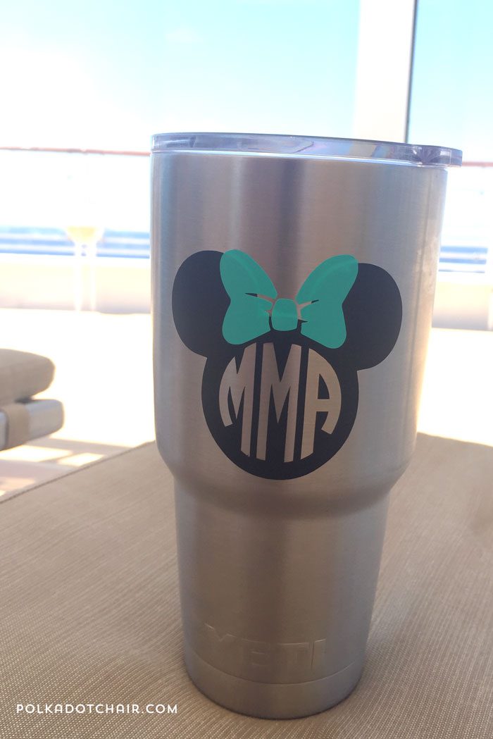 Monogrammed Disney Yeti Mug on polkadotchair.com