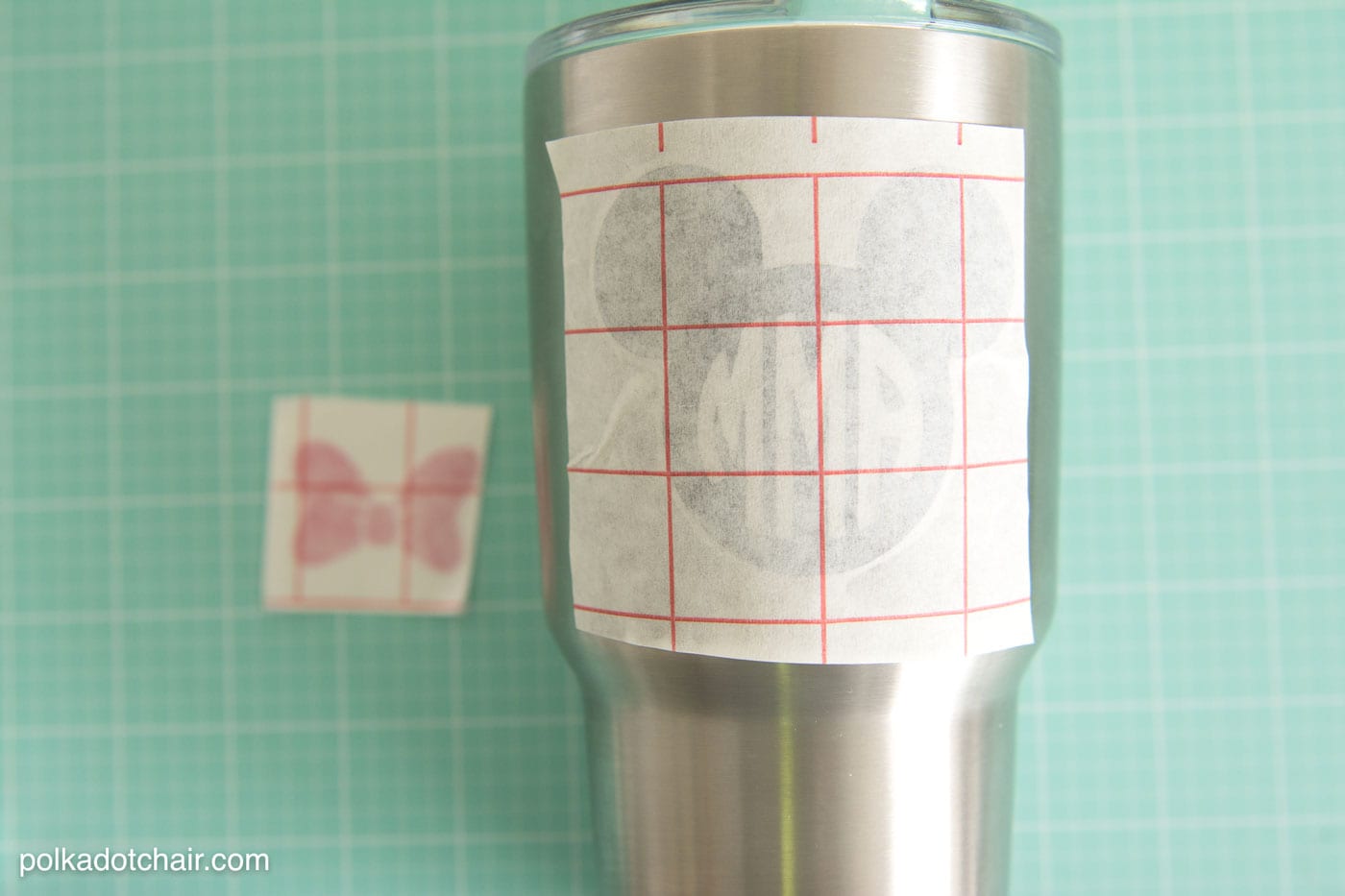 How to add a Disney Monogram to your Yeti (or other stainless steel) Tumbler. Includes lots of tips and instructions!