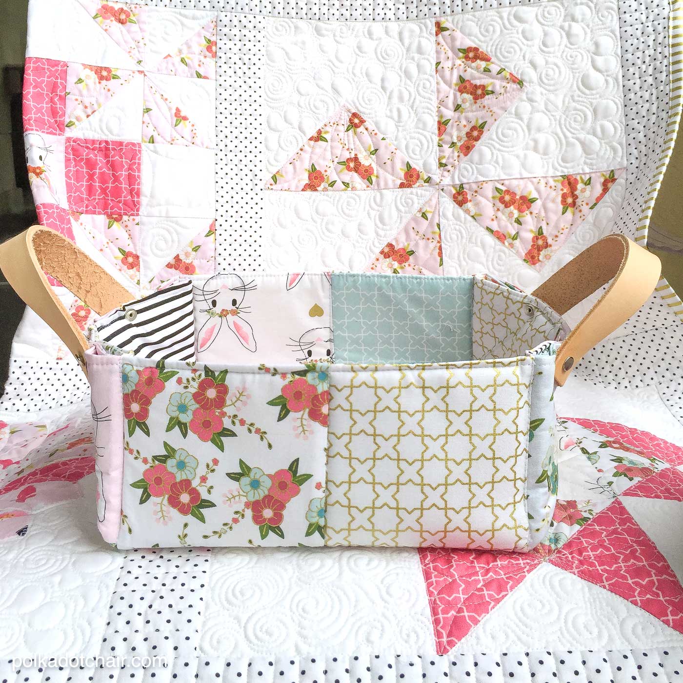 Colorful Patchwork Bags and Baskets Class on Craftsy