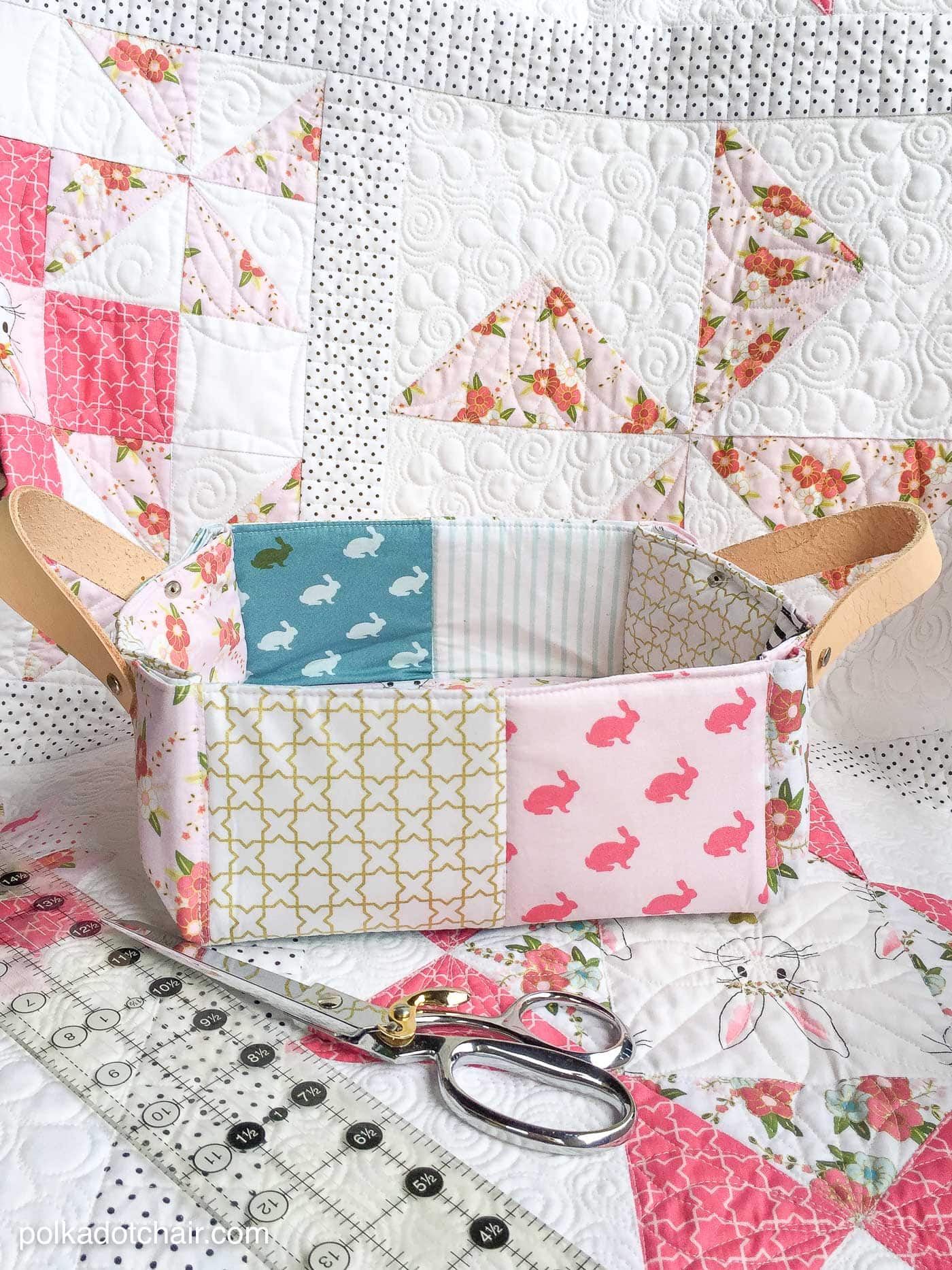 Colorful Patchwork Bags and Baskets Class on Craftsy