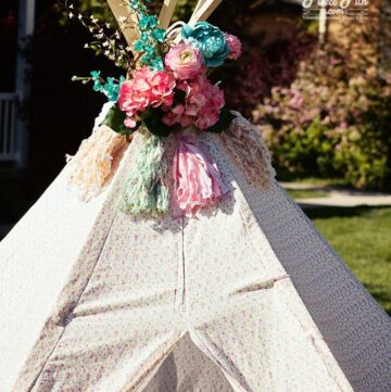 How to Make a Tee Pee – Summer Sewing Series