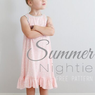 Summer Nightie Sewing Pattern
