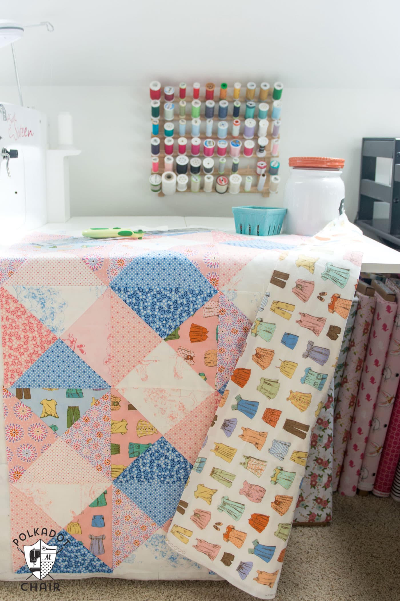 Popsicle Sleeve Tutorial & New Quilt Pattern - The Polka Dot Chair