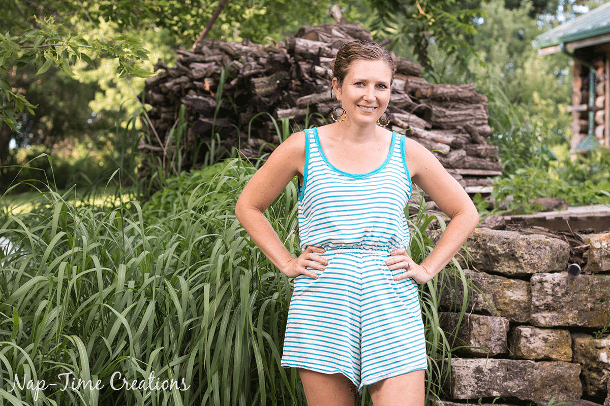Womens Romper - Free Sewing Pattern by NapTimeCreations.com