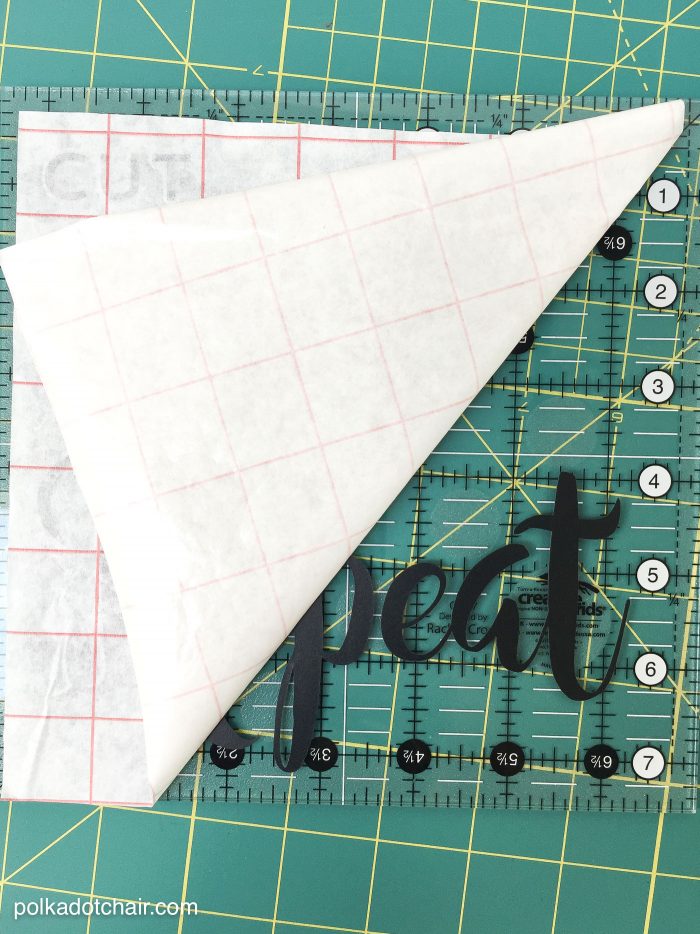 DIY Sewing and Quilting Decals for Quilt Rulers or to use as wall decor in a sewing room {includes link to free svg cut files}; cute sewing room decorating ideas
