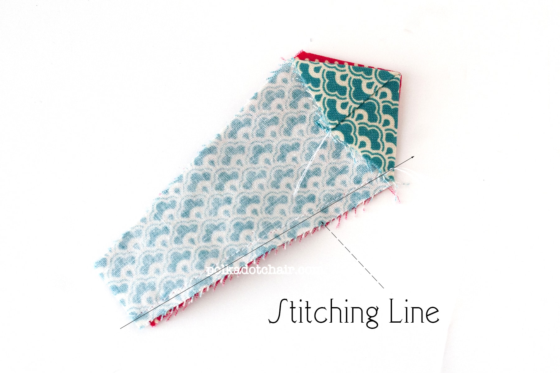 Free Tutorial for a Dresden Quilt Block; the August Block of the month featured on polkadotchair.com