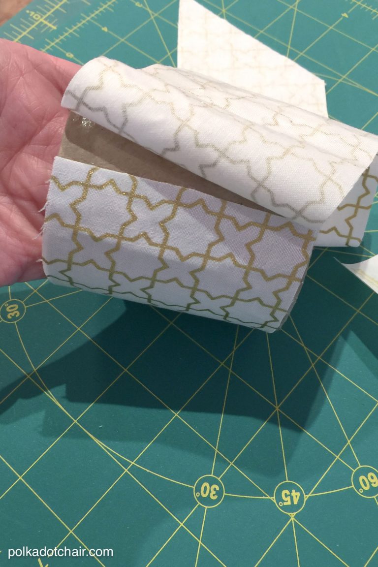 How to Cover Paper Mache Boxes with Fabric The Polka Dot Chair