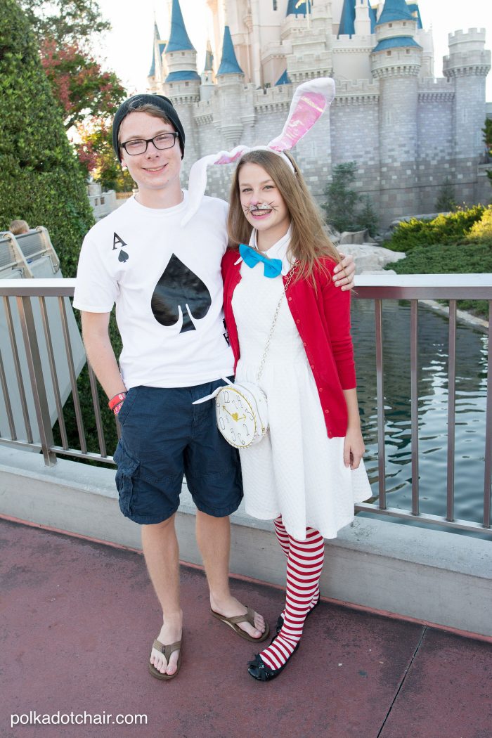 No-Sew Family Alice in Wonderland Costume Ideas