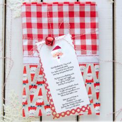 Free printable Christmas pillowcase poem - what a cute idea, a special pillowcase to use only on Christmas eve!