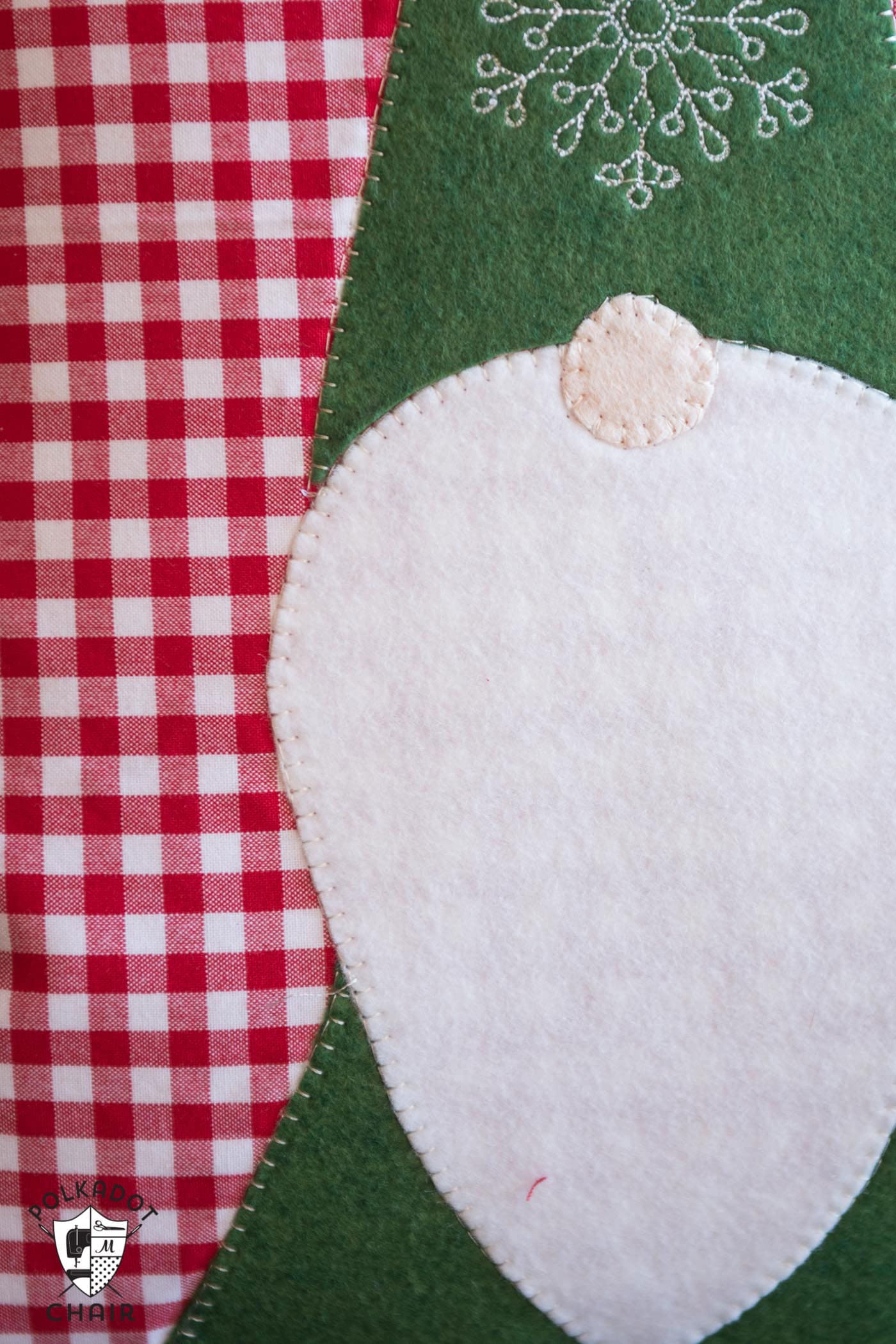 Free Sewing Pattern for a Tomten Christmas Gnome pillow - makes a cute DIY Christmas decoration!!