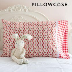 Learn a quick and easy way to sew a pillowcase on polkadotchair.com