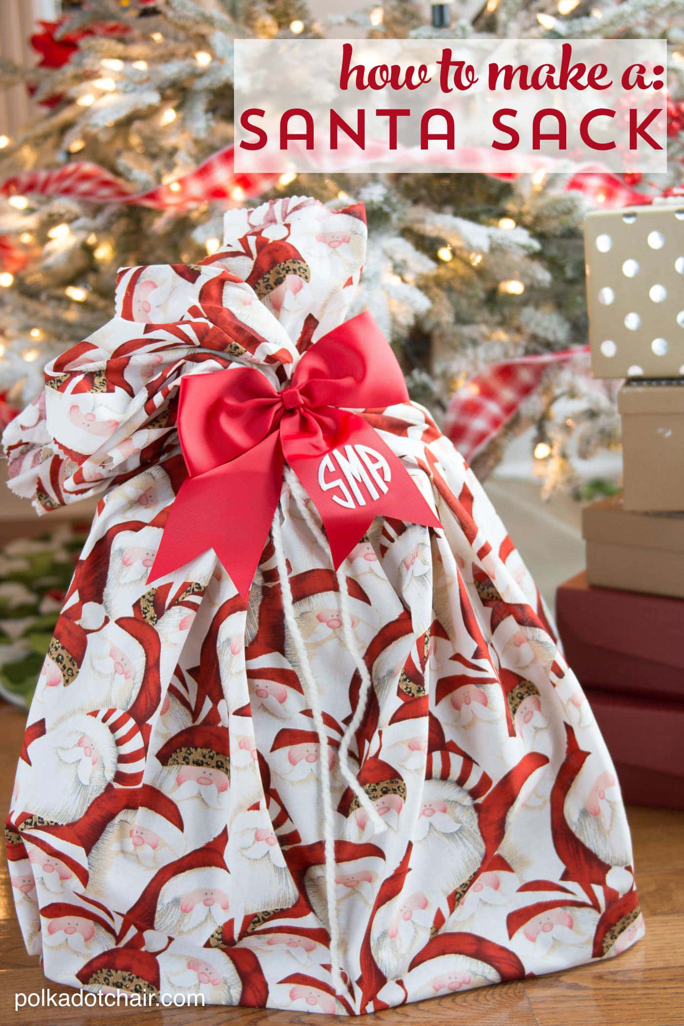 3 Cute and clever ways to wrap gifts this Christmas. Including how to make a santa sack, how to make gingerbread house gift boxes and how to make a pom pom to add to a gift. So many simple and creative gift wrap ideas!