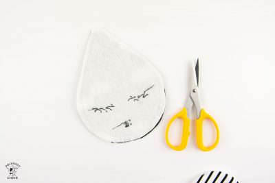 "Sleepy Raindrops" a free softie sewing pattern - makes a cute baby shower gift idea!