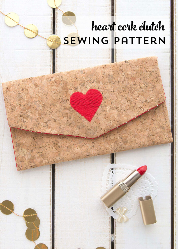 DIY Cork Clutch Sewing Pattern by Melissa Mortenson for JoAnn Stores