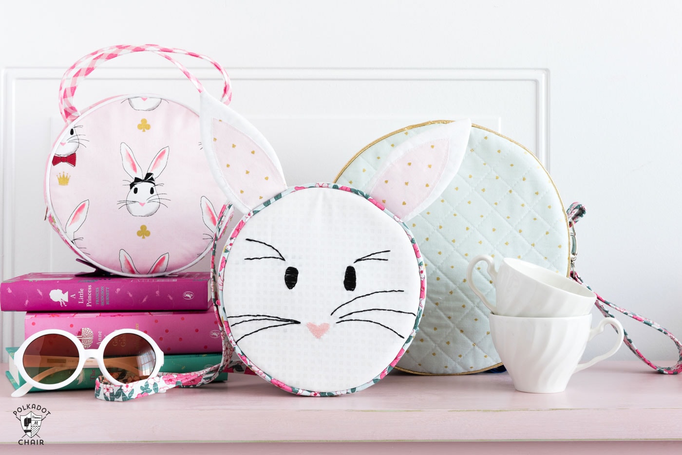 sewing pattern purse bunny ears