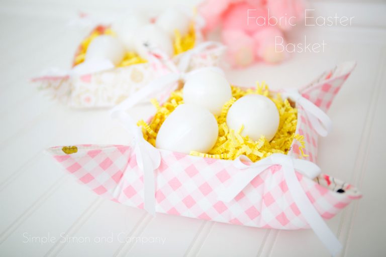 Fabric Basket Sewing Tutorial - The Polka Dot Chair