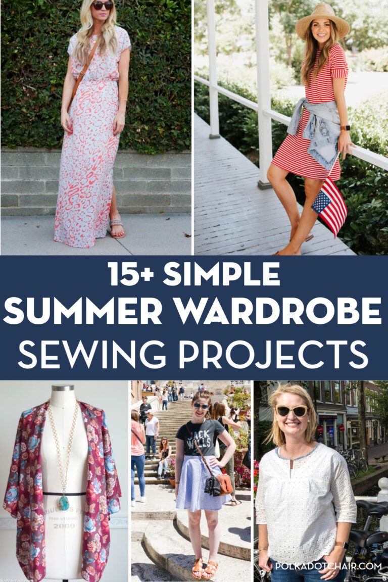 15 Summer Wardrobe Sewing Projects & Patterns | Polka Dot Chair