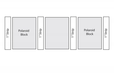 Free tutorial for a polaroid quilt block zip pouch - such a cute way to store your sewing or quilting supplies!