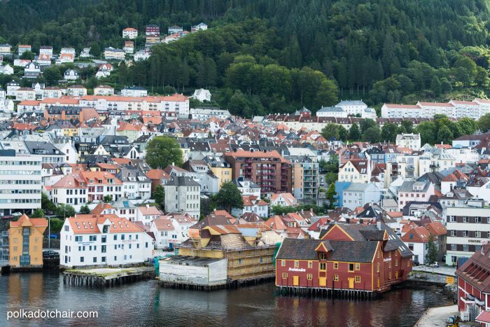 Suggestions for an itinerary for a day in Bergen, Norway. What to do in Bergen with kids when you're on a Norwegian cruise. Lots of great tips and ideas from polkadotchair.com