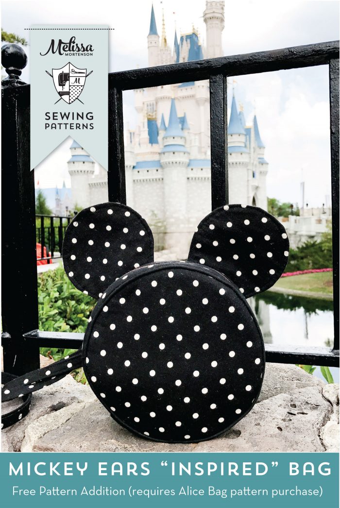 Mickey Mouse Purse Sewing Pattern Polka Dot Chair