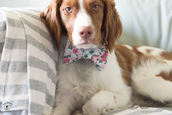 Learn how to sew a bow tie that really ties! A free simple free sewing tutorial on polkadotchair.com