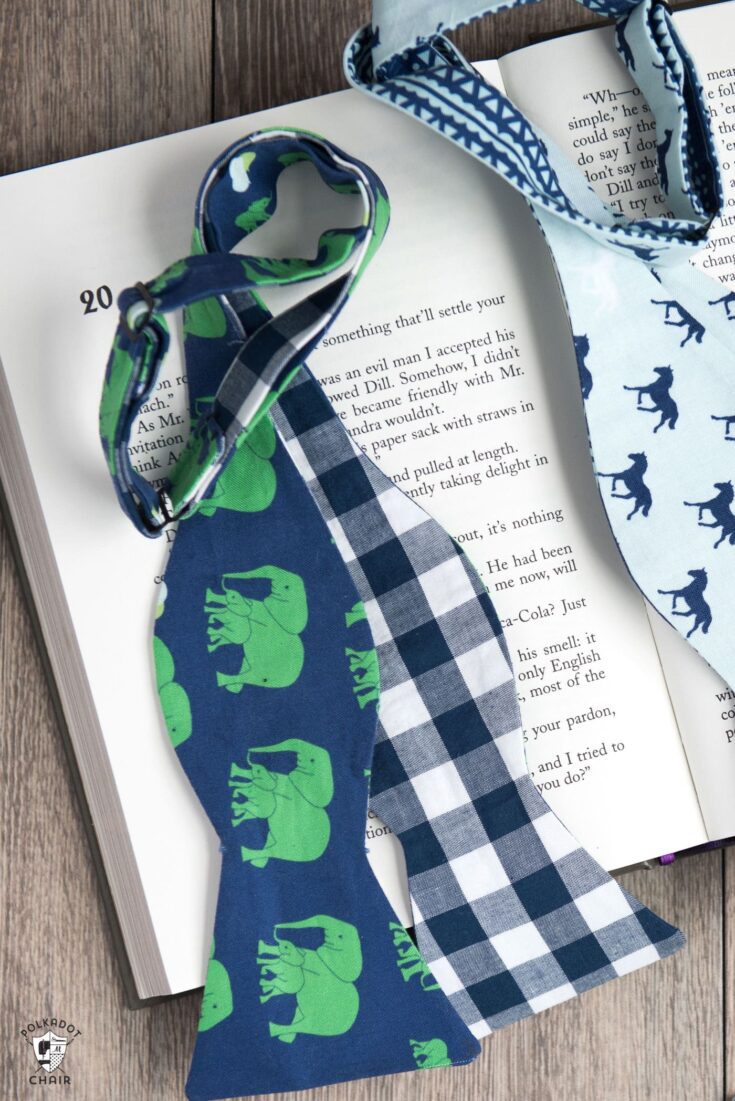 diy fabric bow tie