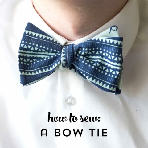 How to Make a Bow Tie That Ties! - The Polka Dot Chair