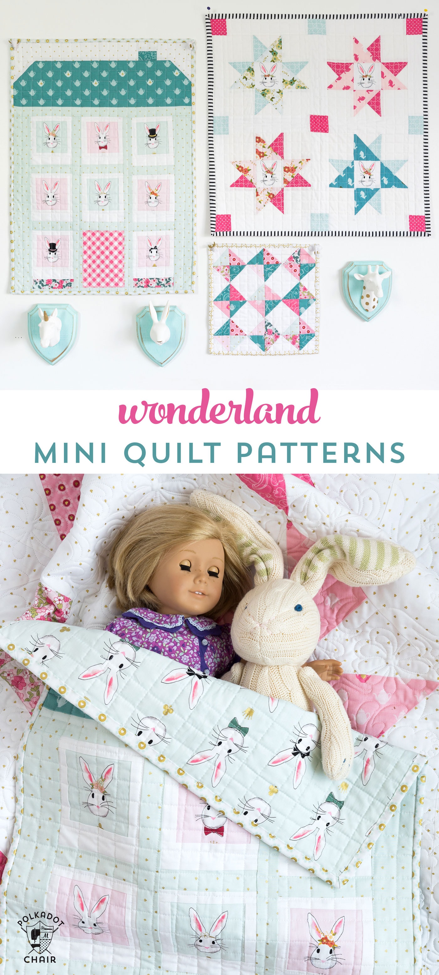 Wonderland Mini Quilt Pattern Bundle - The Polka Dot Chair