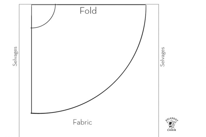 How to Sew a Circle Skirt a Free Tutorial Polka Dot Chair