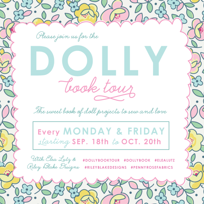 Review of the Dolly Book by Elea Lutz- lots of cute patterns for handmade dolls and accessories 