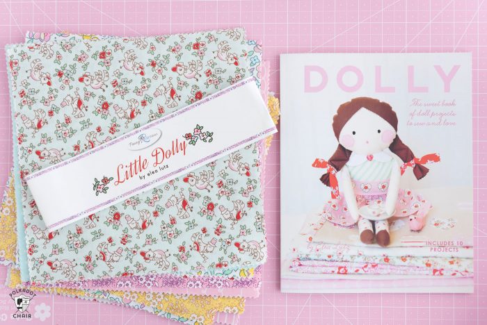 Review of the Dolly Book by Elea Lutz- lots of cute patterns for handmade dolls and accessories 