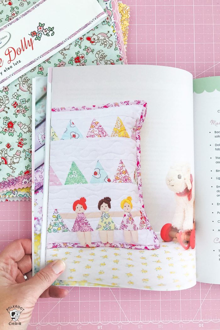 Review of the Dolly Book by Elea Lutz- lots of cute patterns for handmade dolls and accessories 