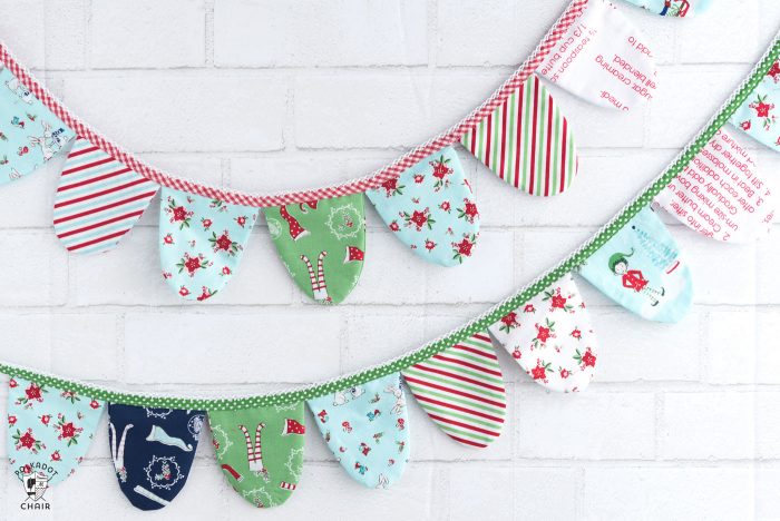 How to make a cute fabric banner for Christmas or any other holiday! A free project included with a Cricut Maker Machine.