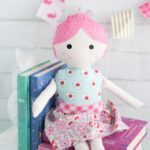 Review of the Dolly Book by Elea Lutz- lots of cute patterns for handmade dolls and accessories