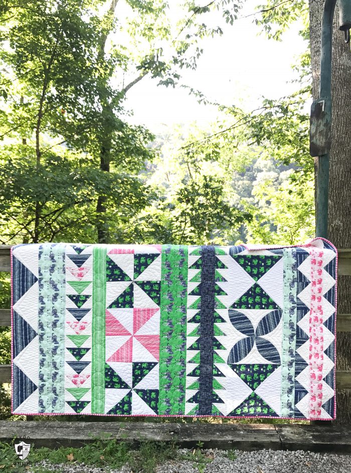 Seasonal Safari Quilt Pattern - offered as a free quilt row along this Fall from the polkadotchair.com blog!