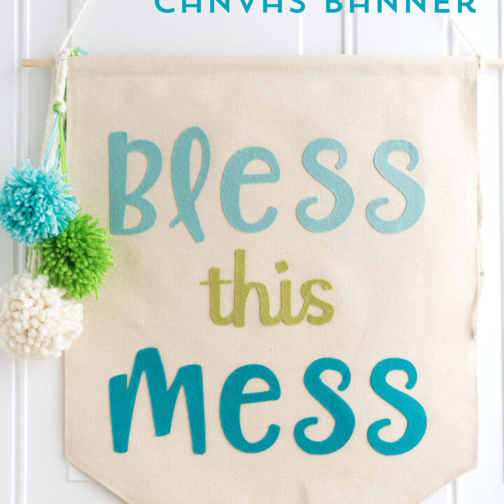 13 DIY Canvas Banner and Pennant Tutorials The Polka Dot Chair